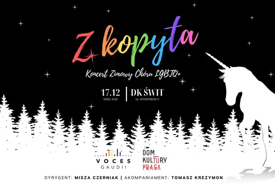 Tęczowy chór Voces Gaudii zaprasza na zimowy koncert