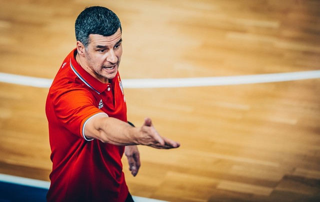 Vlade Jovanović u ulozi selektora juniorske košarkaške reprezentacija Srbije