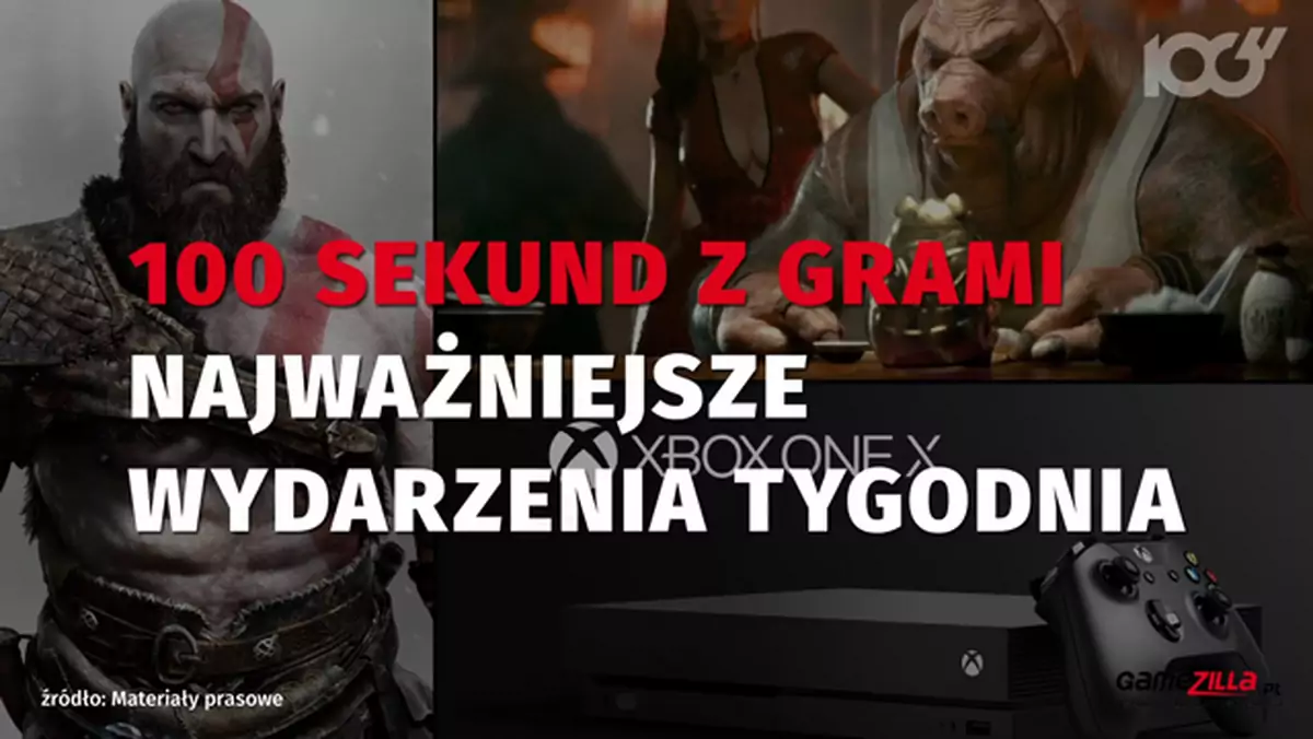 100 sekund z grami #12 - targi E3, a na nich nowy Xbox One i prezentacje świetnych gier