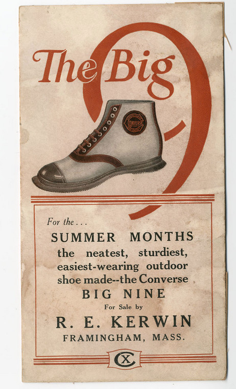 Big Nine Ad Circa 1920