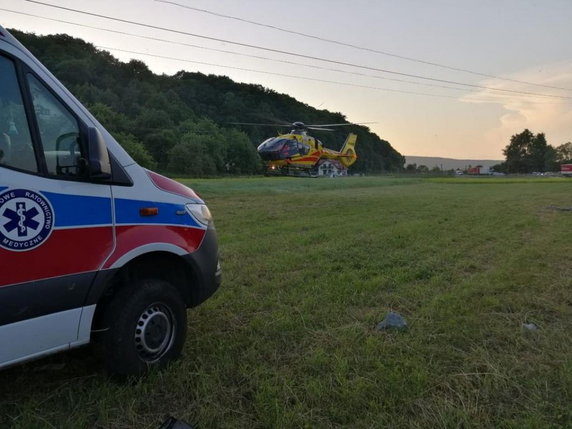 Wypadek w Olszynach koło Zakliczyna