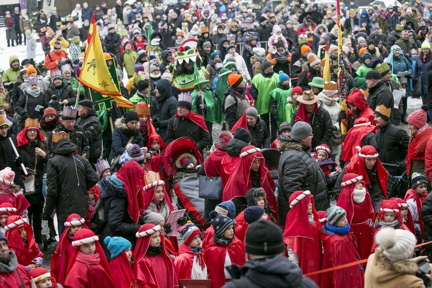 Orszak Trzech Króli przeszedł ulicami Katowic