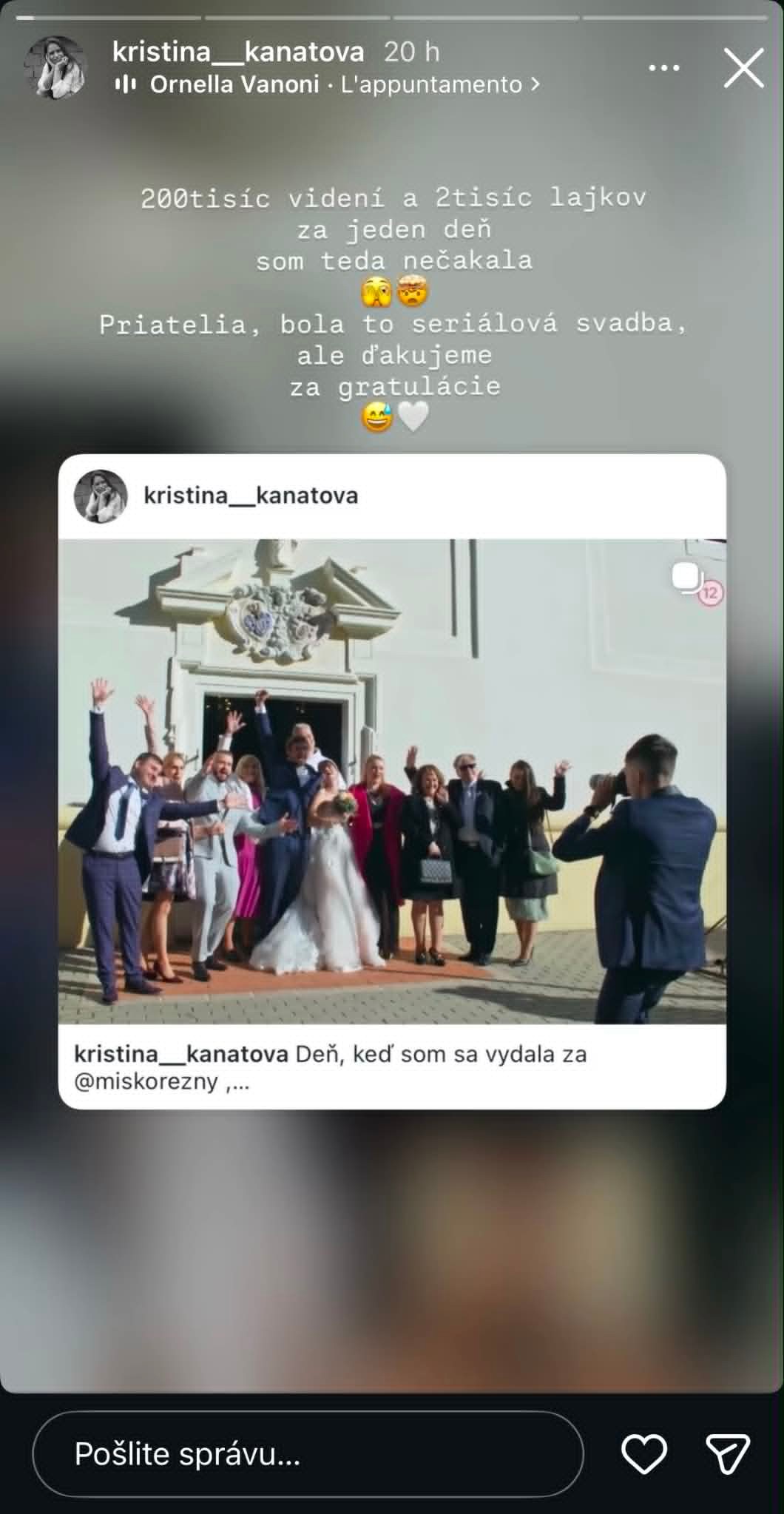 Herečka Kristína Kanátová nečakane spustila lavínu reakcií.