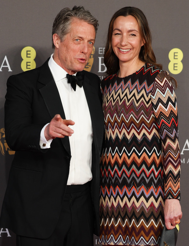 Hugh Grant, Anna Elisabet Eberstein na rozdaniu nagród BAFTA 2024