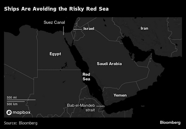 Huti od listopada 2023 roku wielokrotnie atakowali statki na wodach okalających Jemen