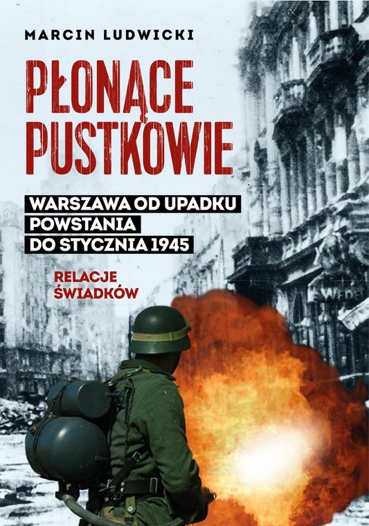 "Płonące pustkowie" - okładka książki