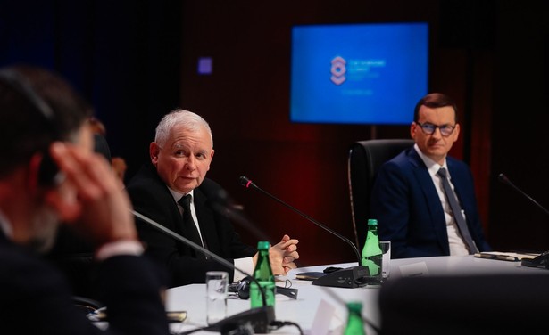 Jarosław Kaczyński i Mateusz Morawiecki