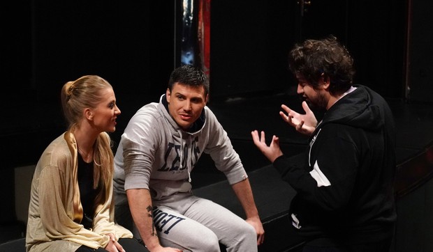 Proba  predstave Crni leptir