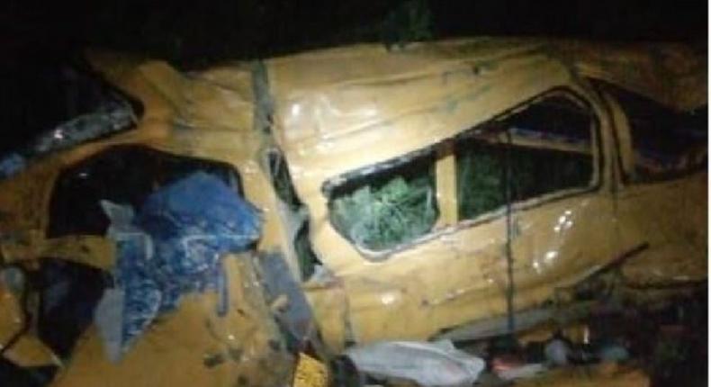 Gory accident on Accra-Kumasi highway claims 8 lives