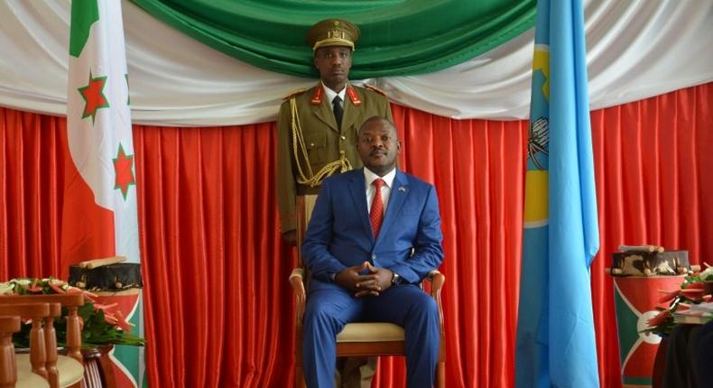 Rights groups accuse the government of Burundi President Pierre Nkurunziza (FRONT)of moving the country towards a violent dictatorship