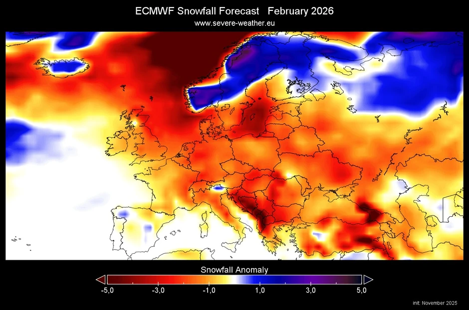 ECMWF za februar