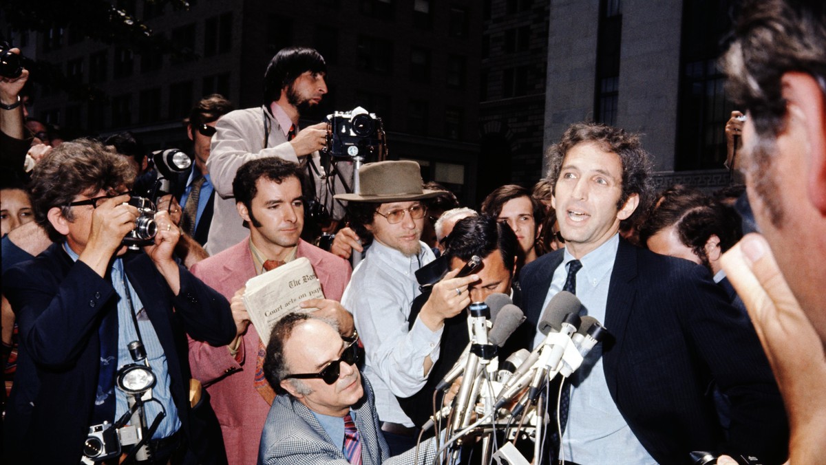 MIT Associate Daniel Ellsberg Speaking to Reporters