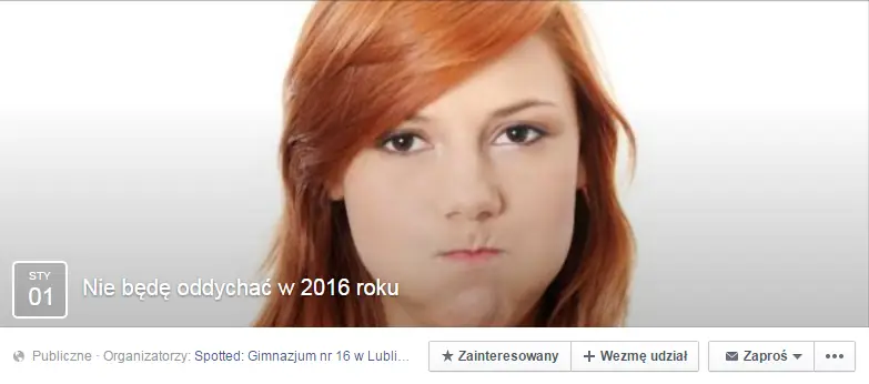 Nie będę oddychać w 2016 roku