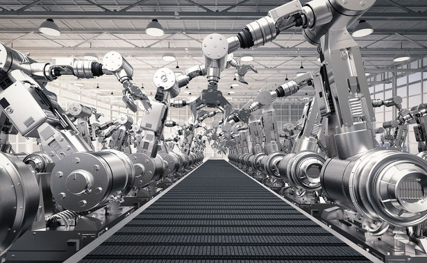 Roboty w fabryce