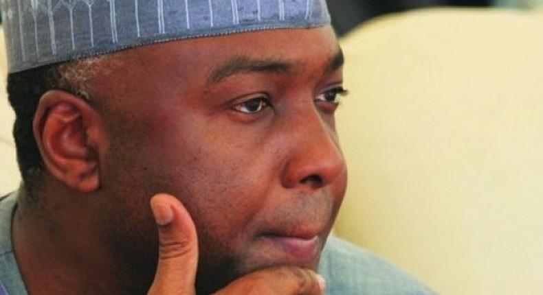 Senate President Bukola Saraki says a meeting with INEC to stop PVC buying won't be a bad idea (Senate President's office)