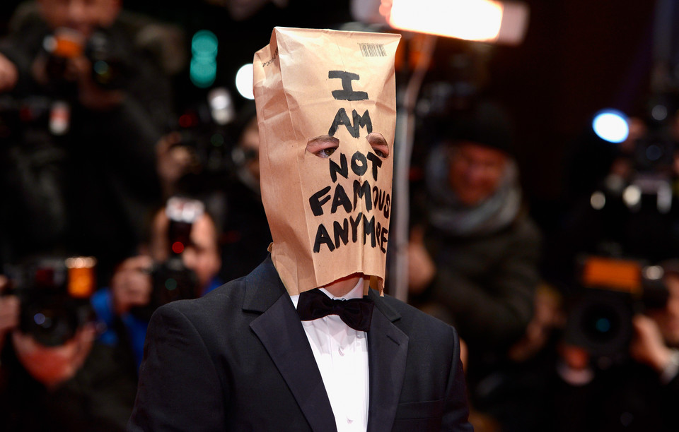 Shia LaBeouf na premierze "Nimfomanki" na Berlinale, 2014 r.