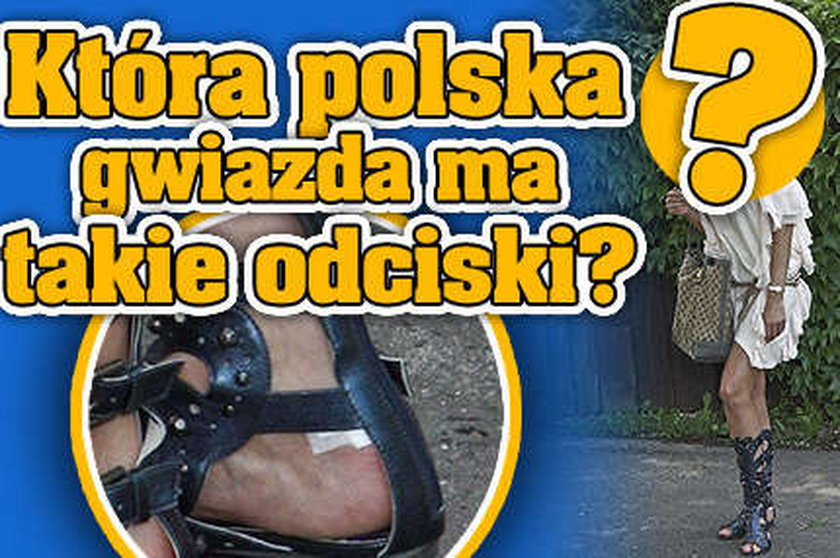 Która polska gwiazda ma takie odciski?