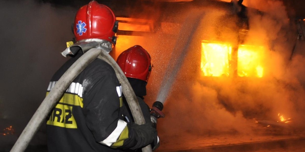 Pożar w Siemianowicach Śląskich. 22 osoby ewakuowano