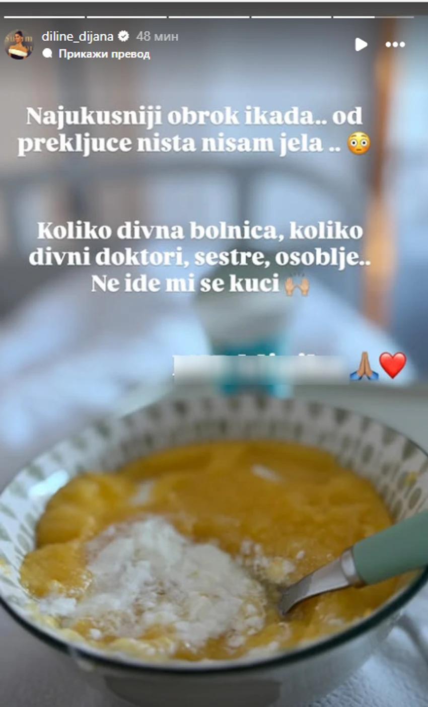 Prvi obrok nakon 3 dana