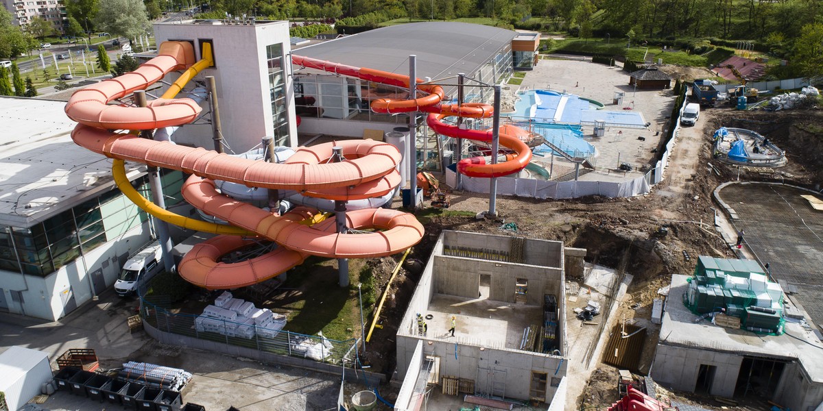 Remontują wrocławski aquapark