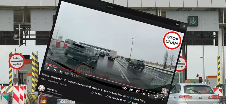e-TOLL: zniknęły szlabany, zaczęły się niebezpieczne sytuacje [Nagranie]