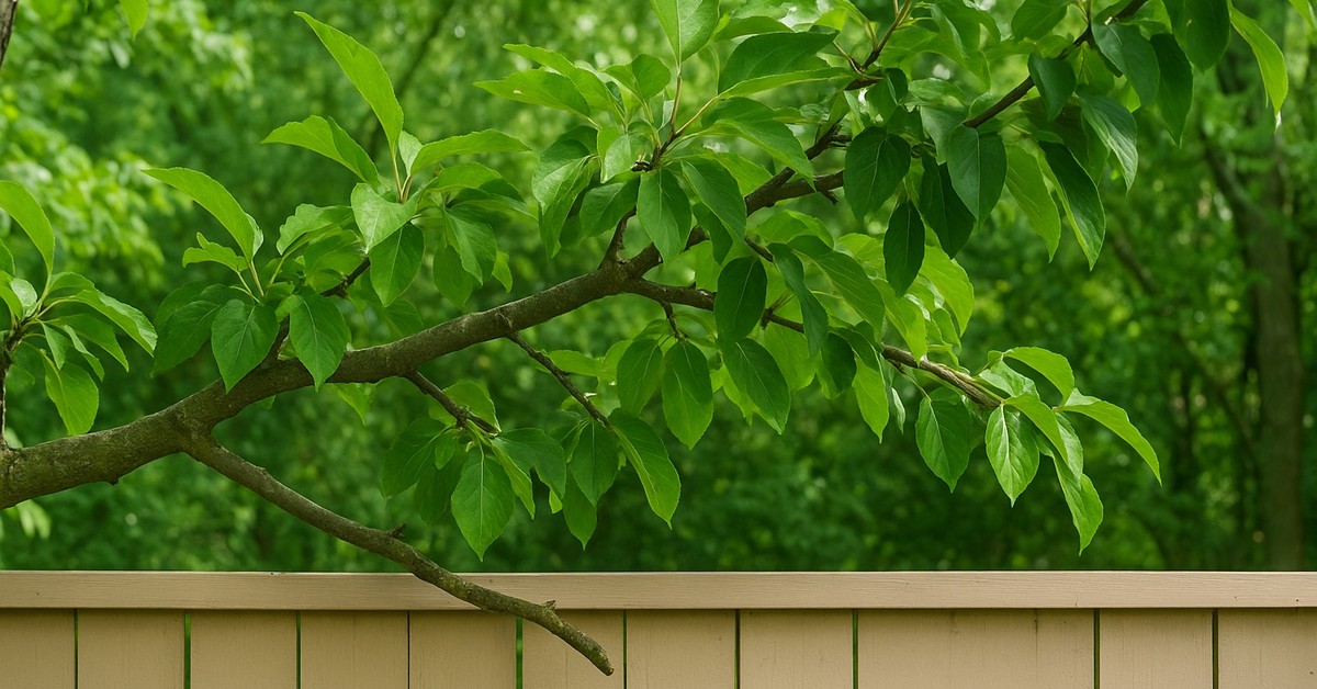 Gałęzie z sąsiedniej działki wchodzą na Twój teren? Sprawdź, czy możesz je samodzielnie uciąć