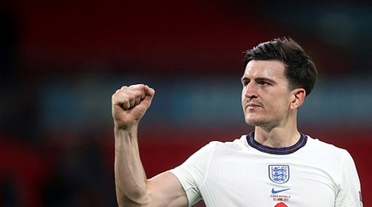 Harry Maguire édesapja bordatörést szenvedett / Fotó: MTI/EPA/Reuters pool/Carl Recine