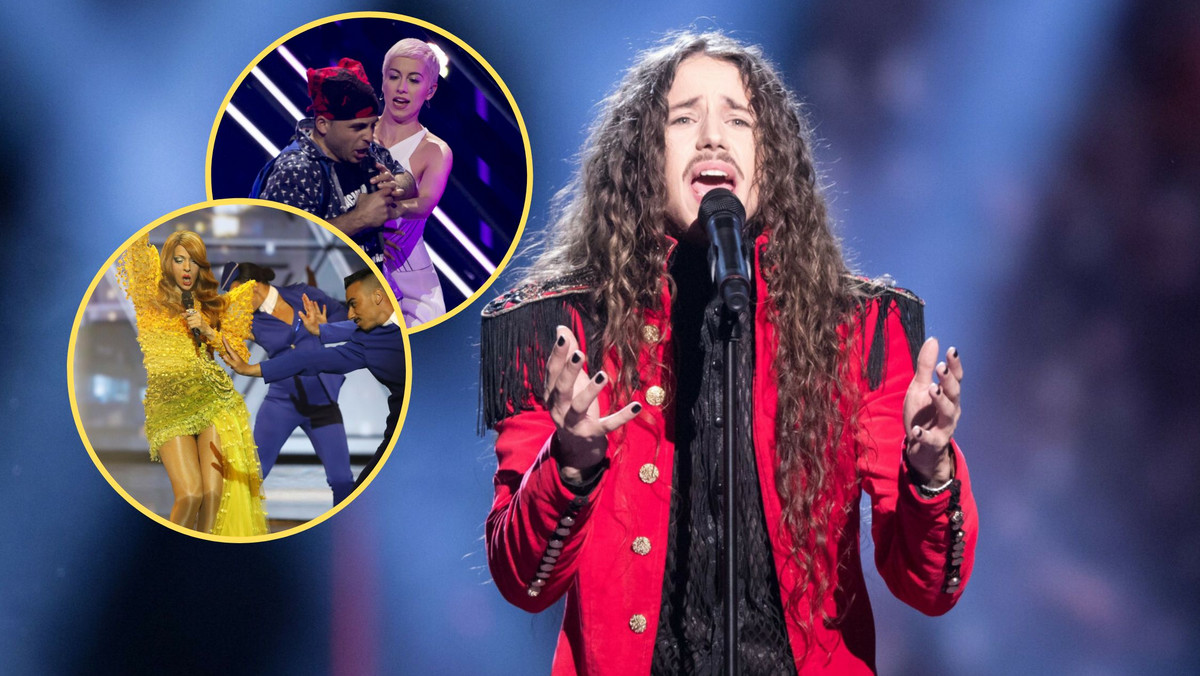 Na zdjęciach: Dana International, SuRie i Michał Szpak