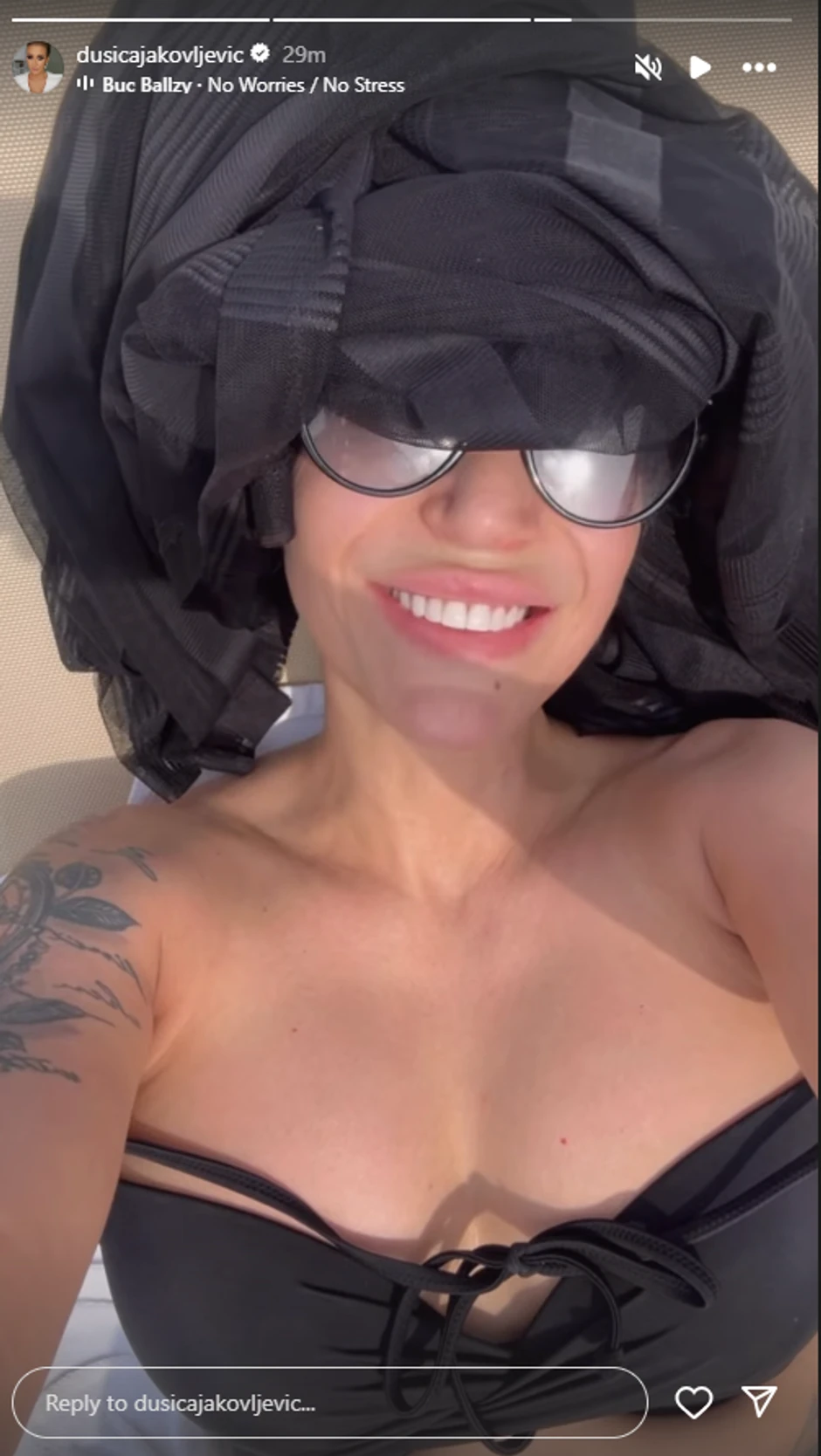 Dušica Jakovljević u kupaćem kostimu