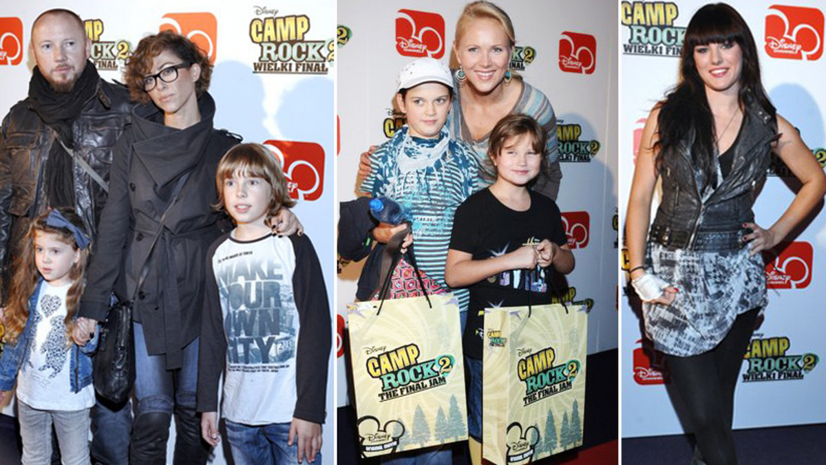 Gwiazdy z dziećmi na premierze "Camp Rock 2"