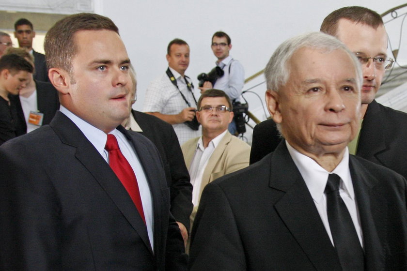 Adam Hofman i Jarosław Kaczyński 