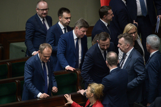Premier Donald Tusk. (aldg) PAP/Marcin Obara