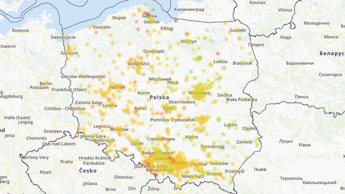 Smog w Polsce - 24 stycznia. Stan, jakość i zanieczyszczenie powietrza