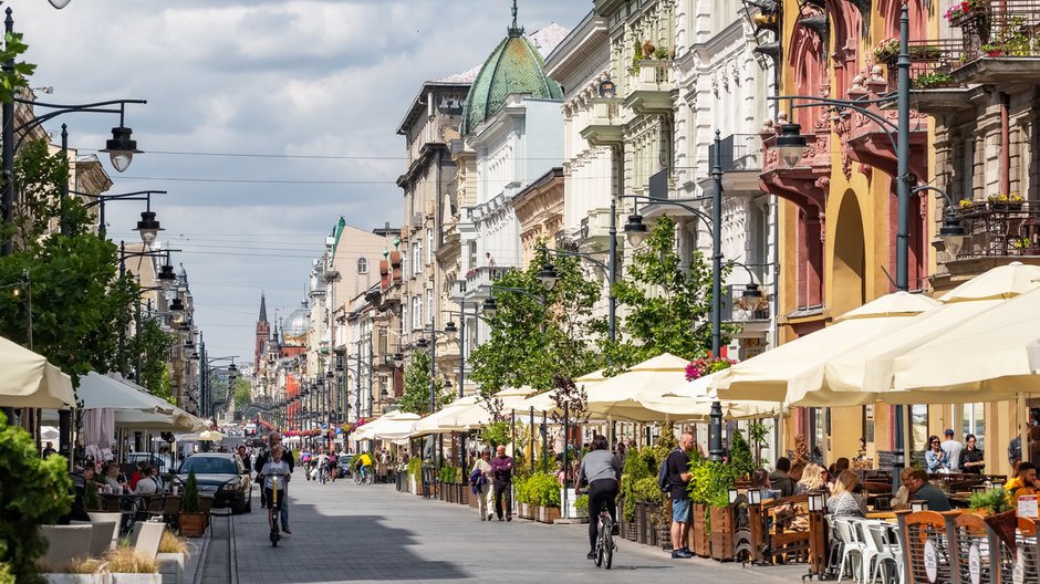 Ulica Piotrkowska w Łodzi