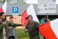 KOŚCIELISKO PRZECIWNICY PRZYJMOWANIA UCHODŹCÓW PROTEST