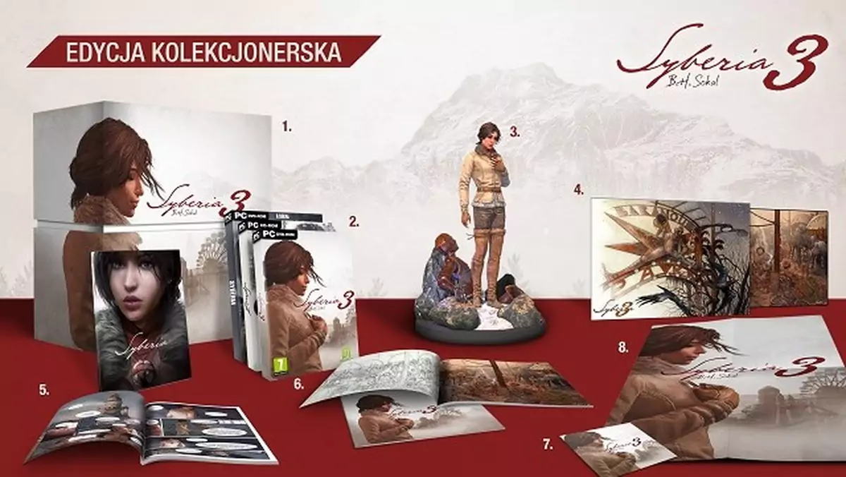 Postaw Kate Walker na półce - imponująca edycja kolekcjonerska Syberia 3