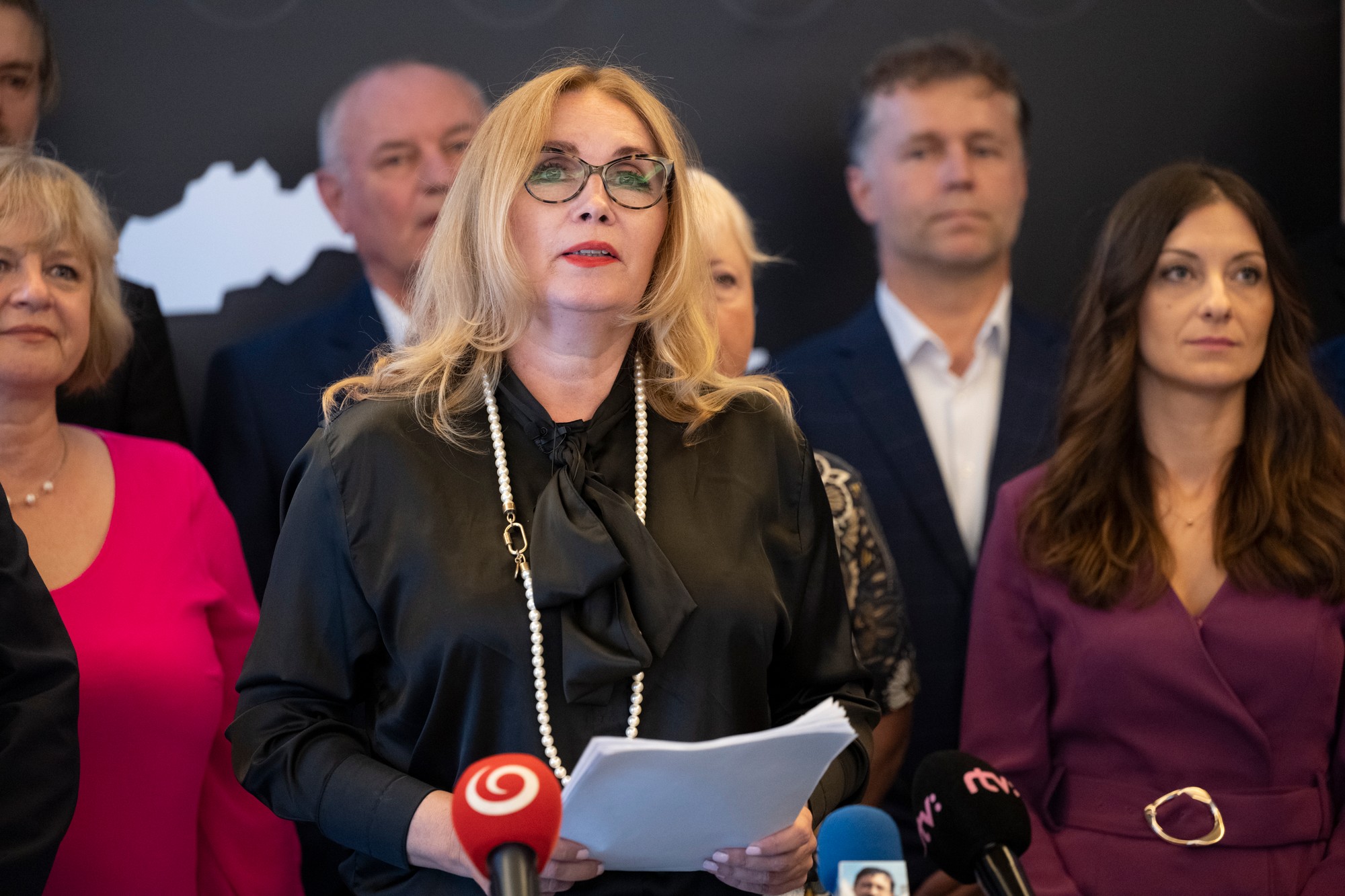 Predsedníčka Pirátskej strany - Slovensko Zuzana Šubová. 