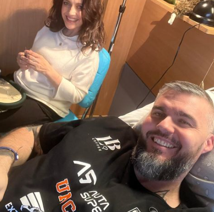 Lucie Bílá a Radek Filipi v nemocnici. 