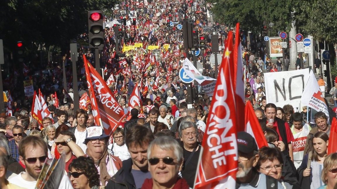 Francuzsko pariz protesty TASR