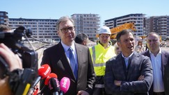 Aleksandar Vučić obilazi radove u okviru Ekspo projekta 