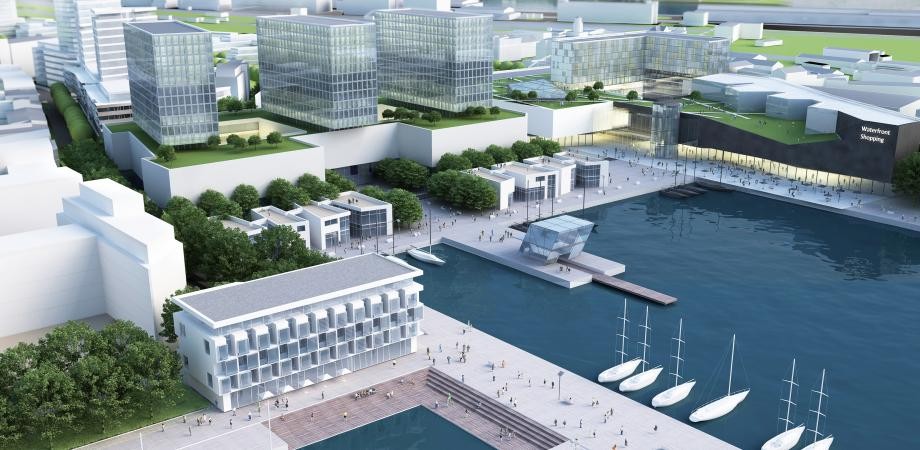 Gdynia Waterfront <br>
Fundusz zaprezentuje też grunt inwestycyjny należący do Stoczni Nauta, jeden z najbardziej atrakcyjnych terenów w Gdyni płożony w bezpośrednim sąsiedztwie Skweru Kościuszki. Koncepcja architektoniczna zakłada realizację w tym miejscu zabudowy usługowej, mieszkaniowej i biurowej. Ma ona wykorzystać przestrzeń między miastem a wodą.