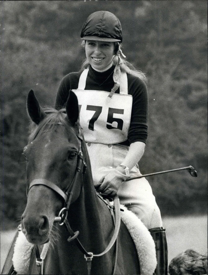 Princeza Ana na konjičkom takmičenju Eridge Horse Trials, 1971.