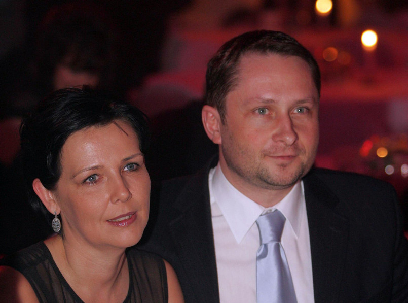 Kamil Durczok z żoną Marianną (zdjęcie z 2006 roku)