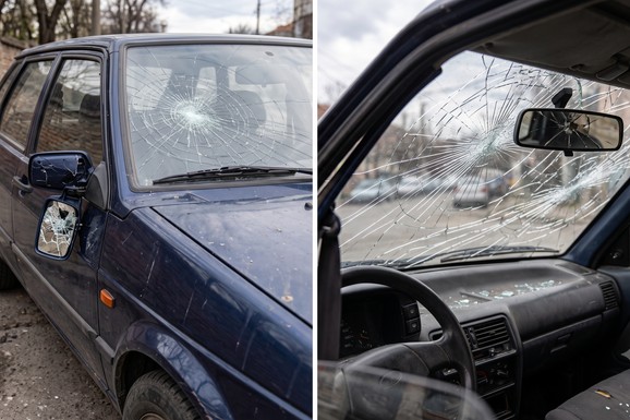 MINA IZ BEOGRADA PREŽIVELA PAKAO ZBOG SITNICE KOJU SVI DRŽIMO U KOLIMA! Eksplozija joj raznela stakla i retrovizor, šteta nekoliko stotina evra: "Bila sam u šoku kada sam videla auto"