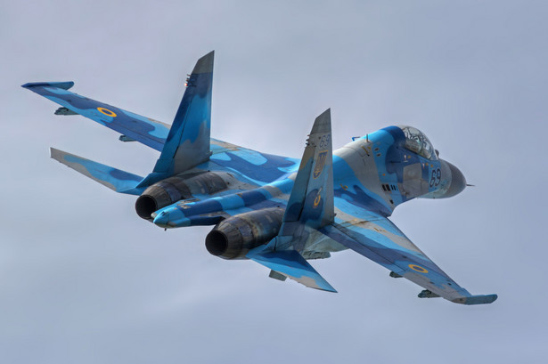 Myśliwce Su-27 są już mocno wyeksploatowne. Zostały przekazane Ukrainie w 190 roku