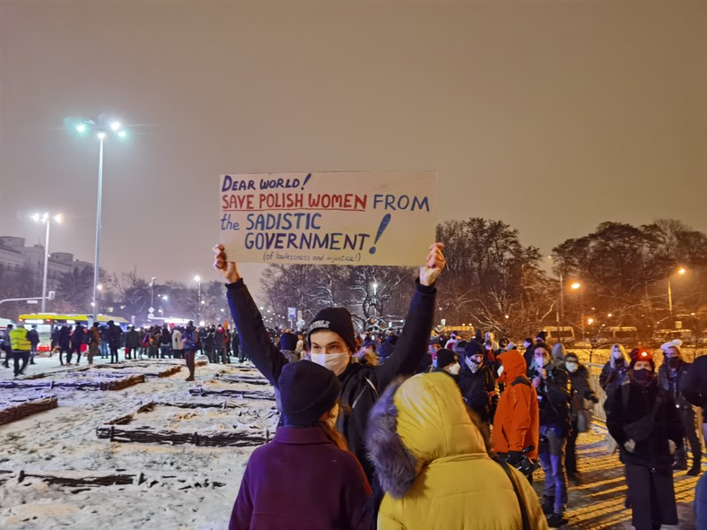 Strajk Kobiet w Warszawie, 28 stycznia 2021 r.