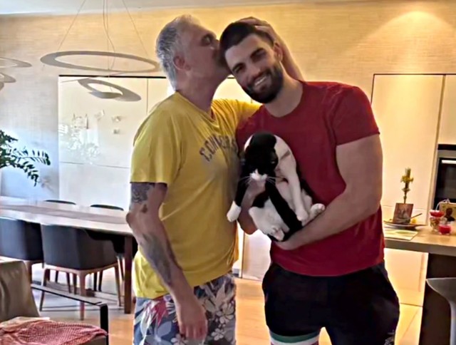 Čeda Jovanović sa sinom
