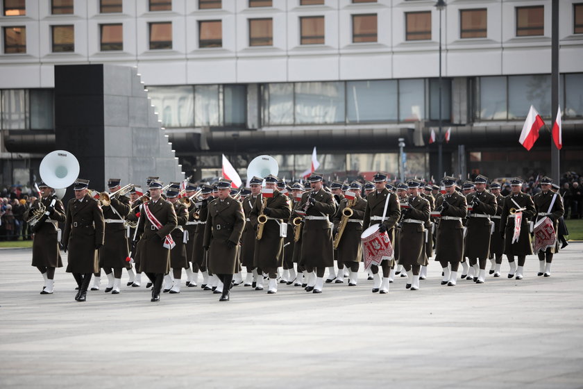 Uroczystości na placu Piłsudskiego