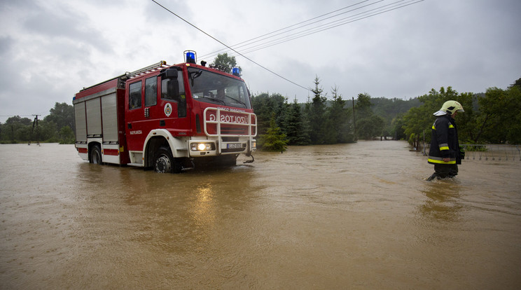Zala megyében több településen is katasztrofális a helyzet / Fotó: MTI - Varga György