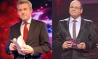 Hubert Urbański i Piotr Gąsowski, prowadzący program "Taniec z gwiazdami"